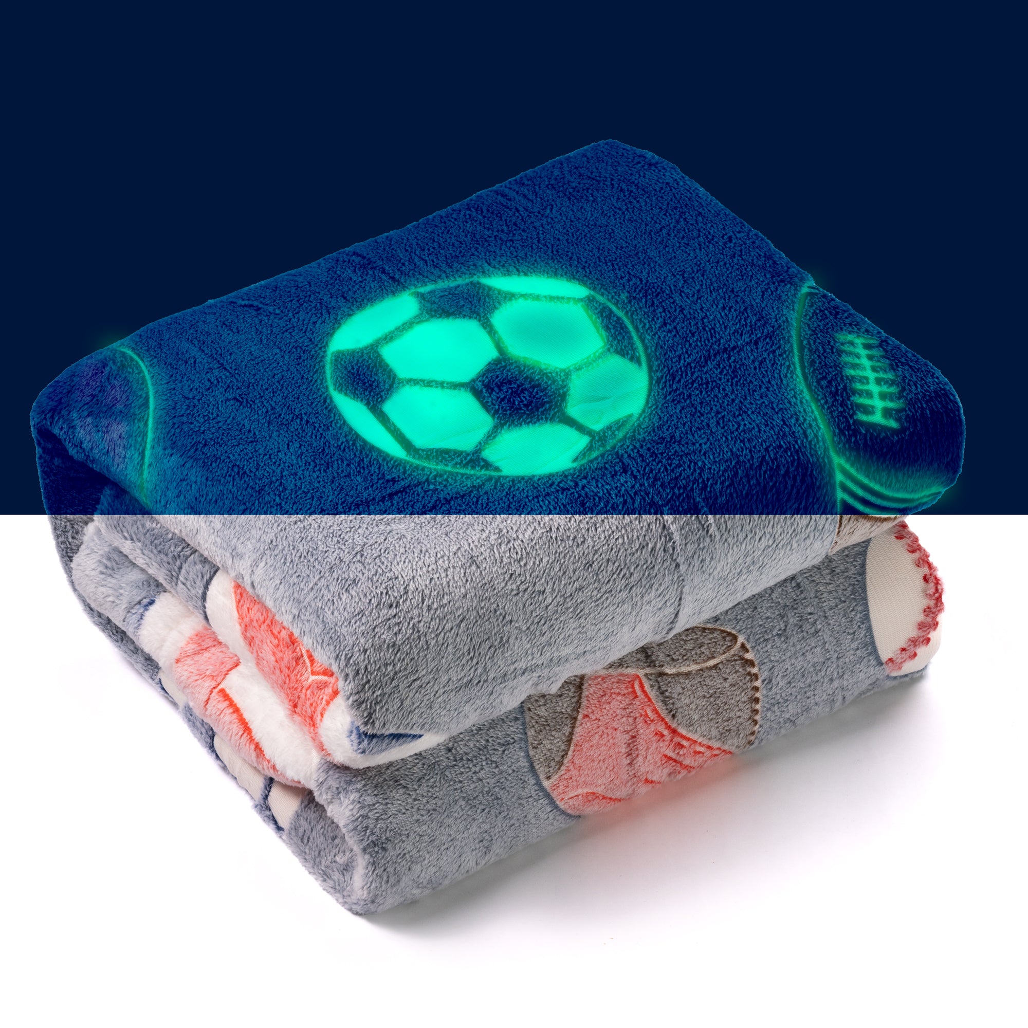 Glow In The Dark Sports Blanket V1 + FREE TORCH