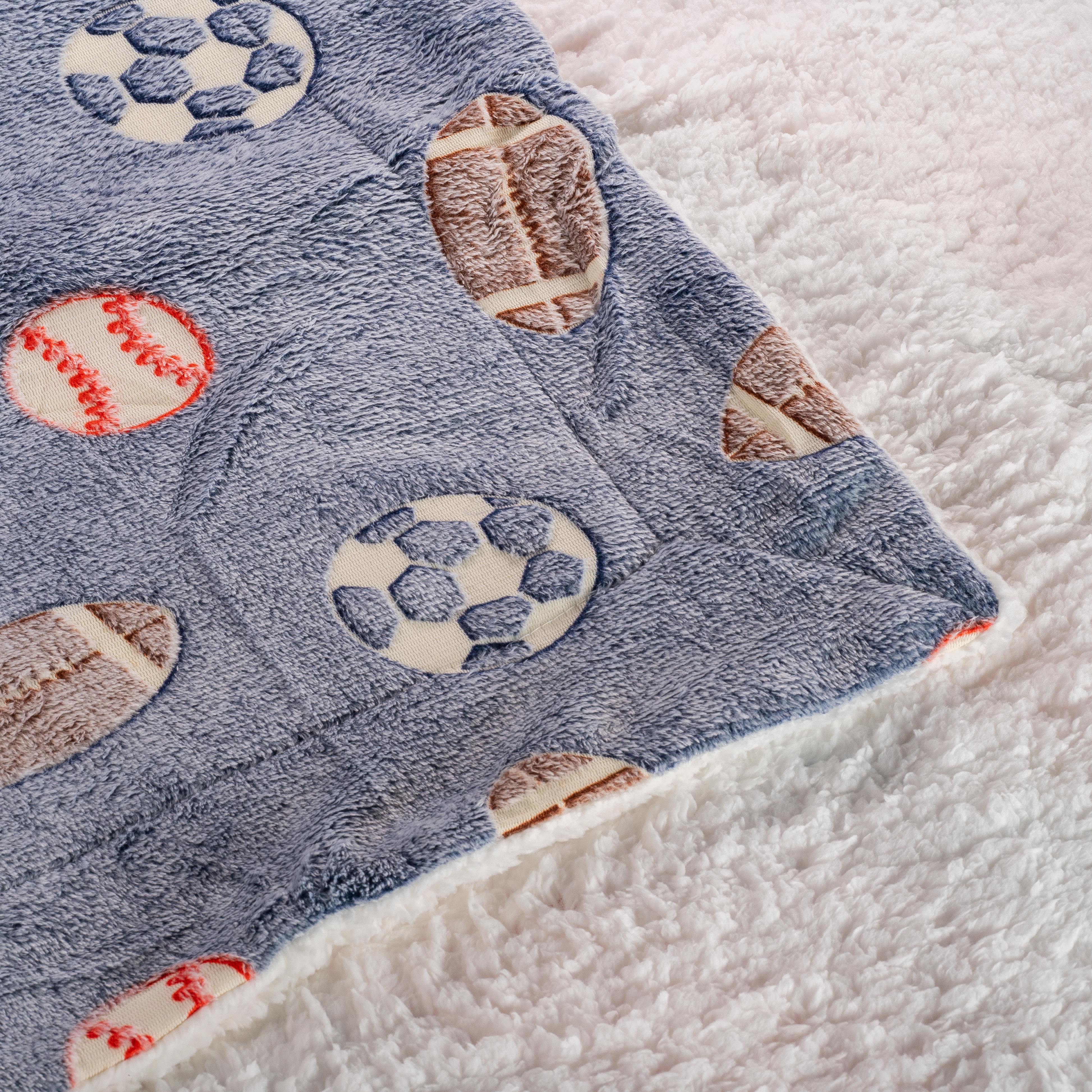 Glow In The Dark Sports Blanket + FREE TORCH