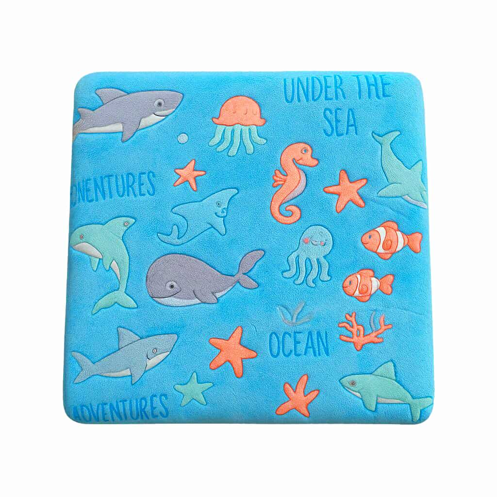 Glow In The Dark Ocean Blanket + FREE TORCH