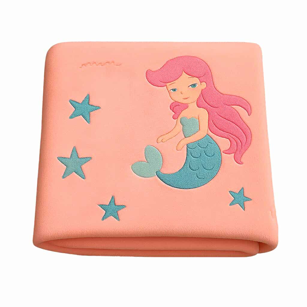 Glow In The Dark Mermaid Blanket + FREE TORCH