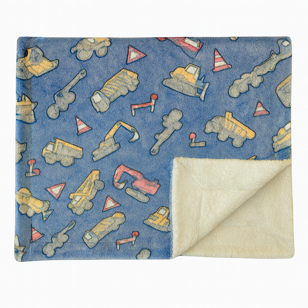 Glow In The Dark Excavator Blanket + FREE TORCH