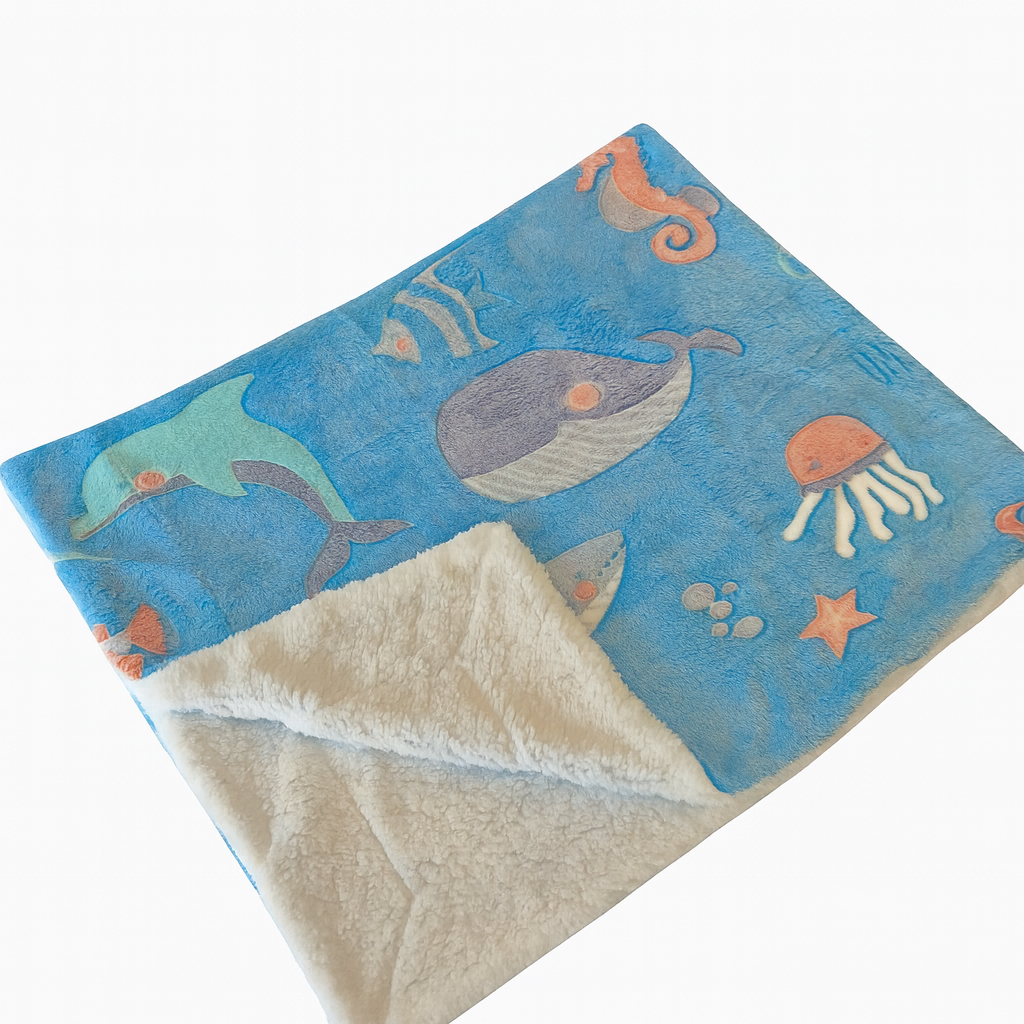 Glow In The Dark Ocean Blanket + FREE TORCH